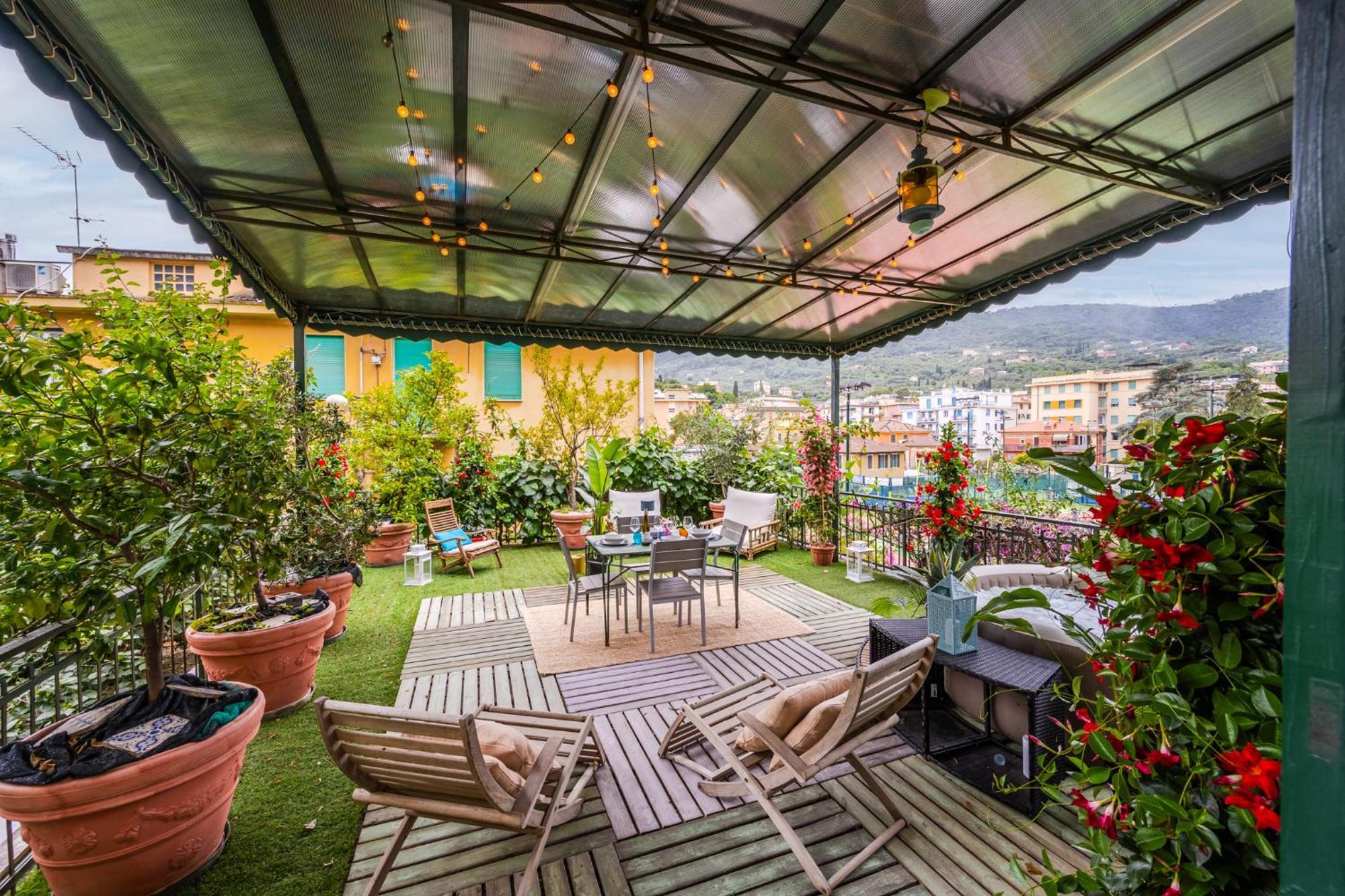 Terrazza Portofino Splendido Appartamento Con Piscina Idromassaggio - Parcheggio Gratis سانتا مارغريتا ليغور المظهر الخارجي الصورة
