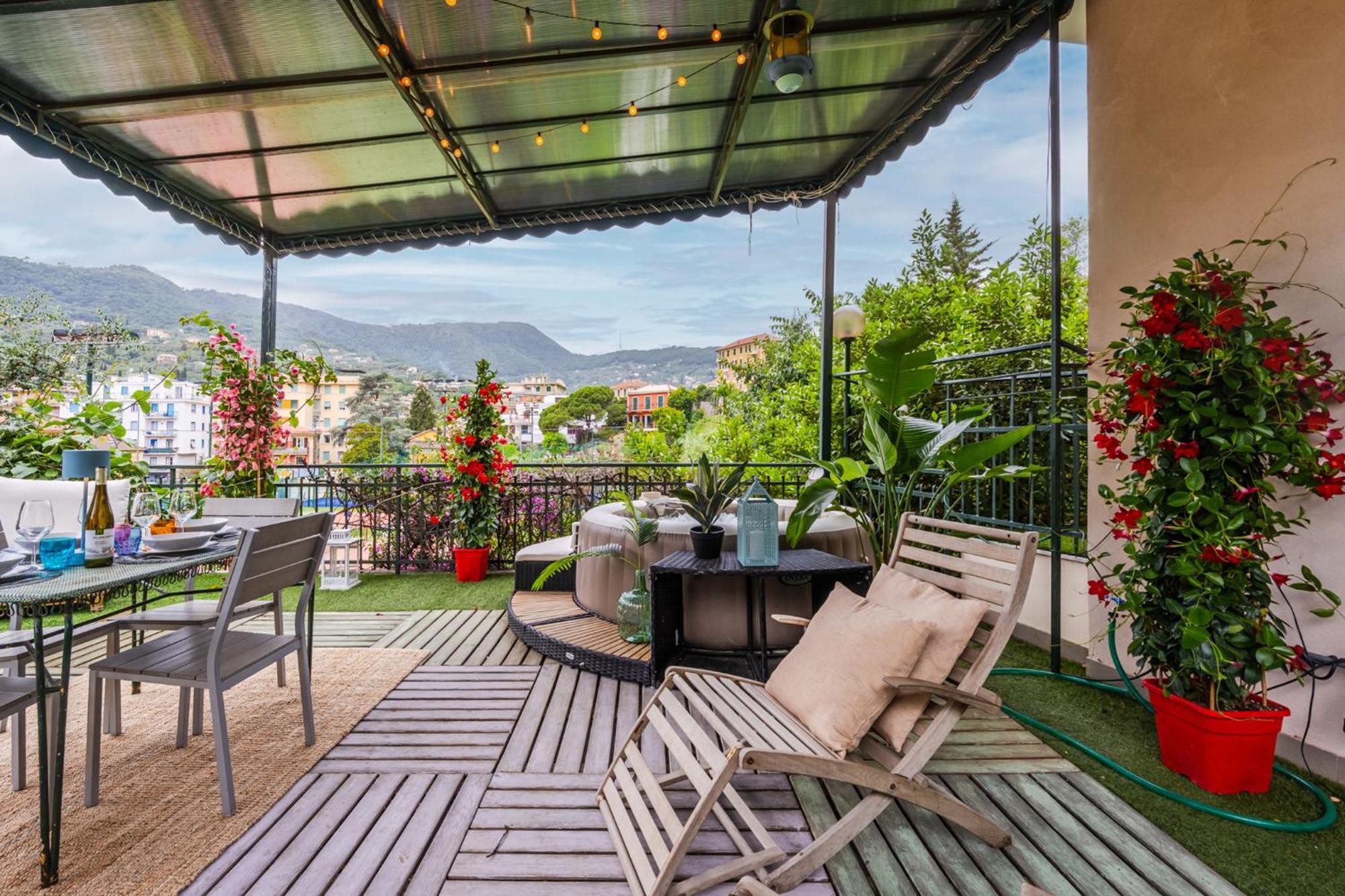 Terrazza Portofino Splendido Appartamento Con Piscina Idromassaggio - Parcheggio Gratis سانتا مارغريتا ليغور المظهر الخارجي الصورة