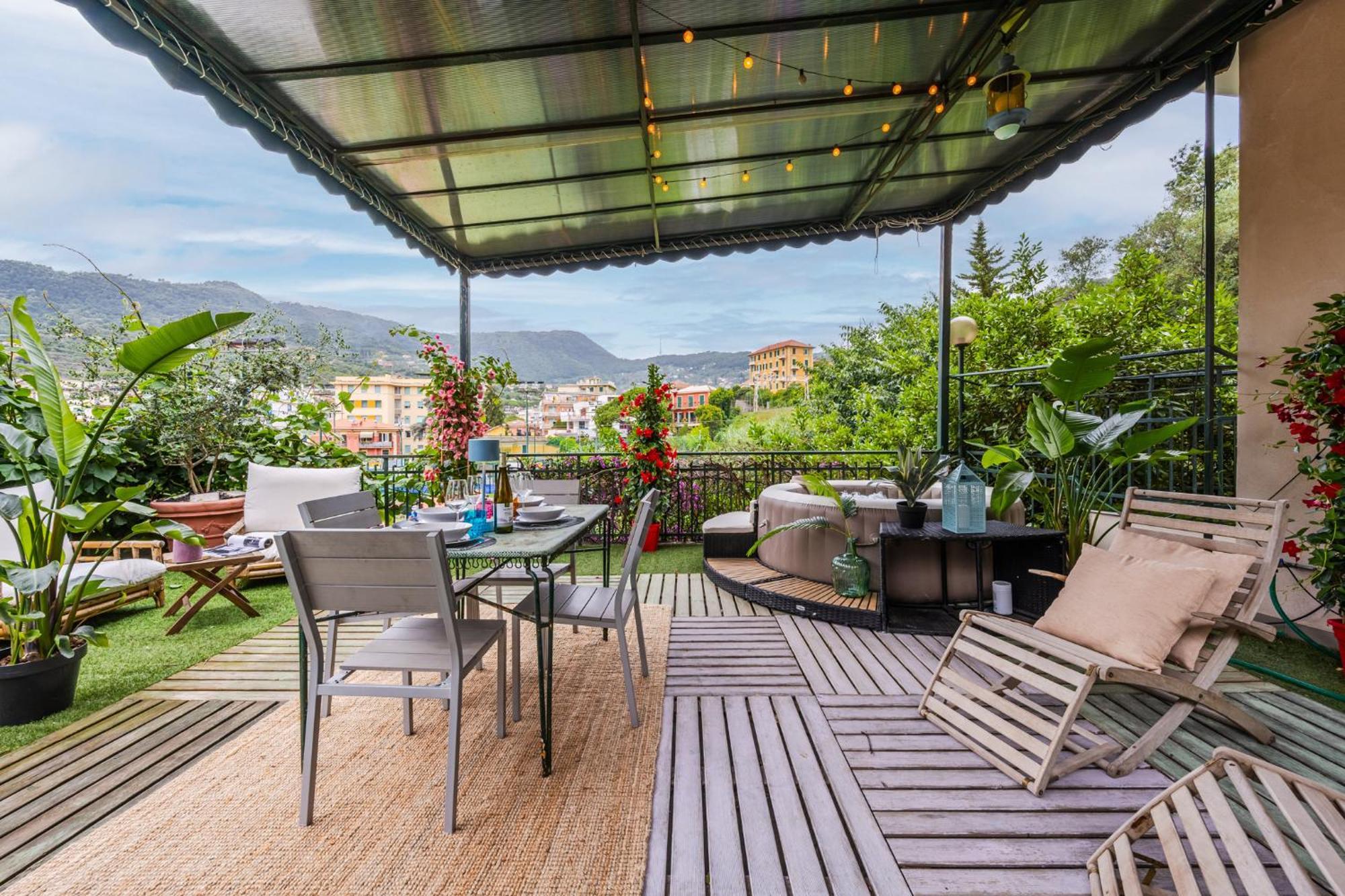 Terrazza Portofino Splendido Appartamento Con Piscina Idromassaggio - Parcheggio Gratis سانتا مارغريتا ليغور المظهر الخارجي الصورة