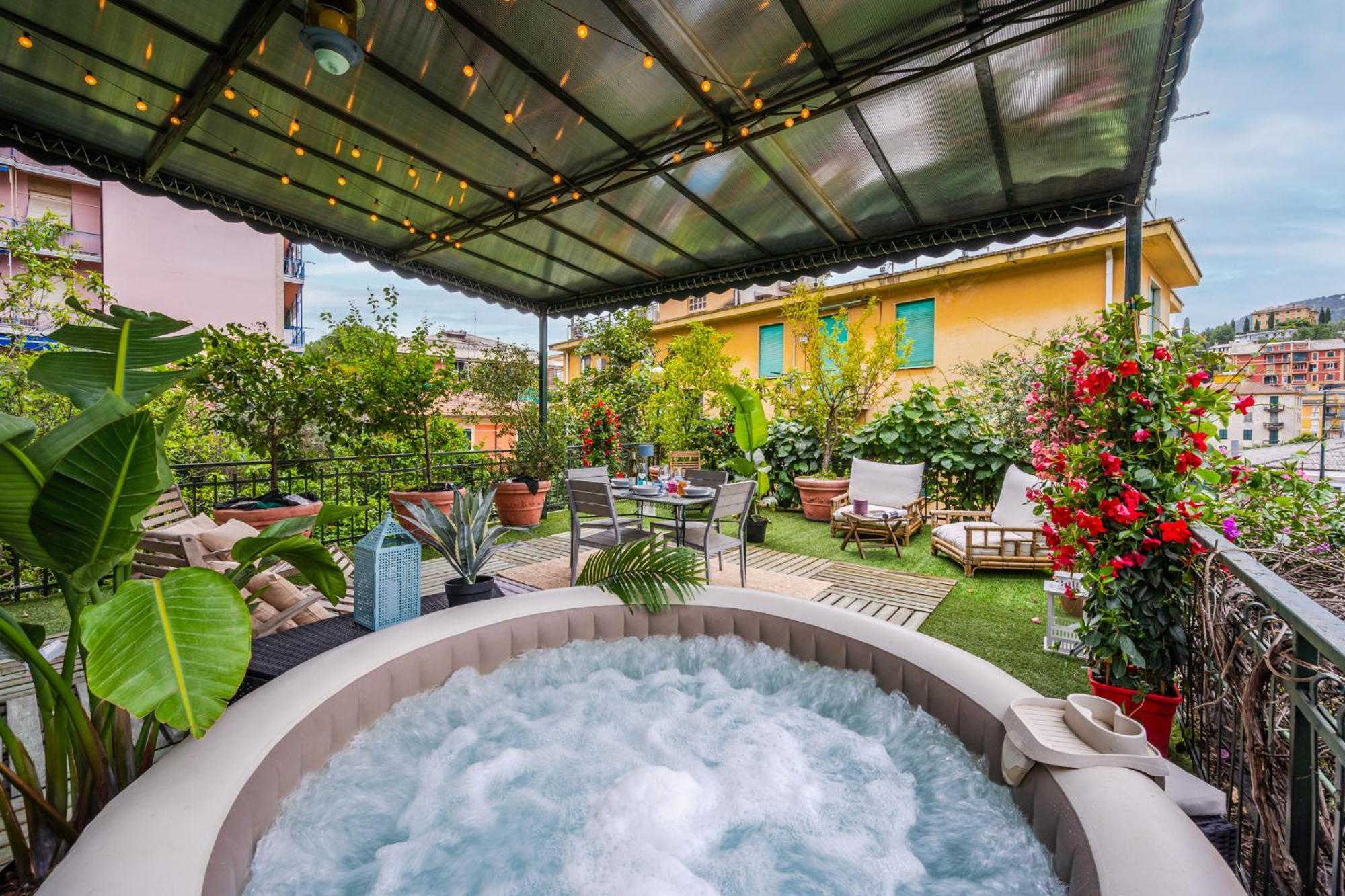 Terrazza Portofino Splendido Appartamento Con Piscina Idromassaggio - Parcheggio Gratis سانتا مارغريتا ليغور المظهر الخارجي الصورة