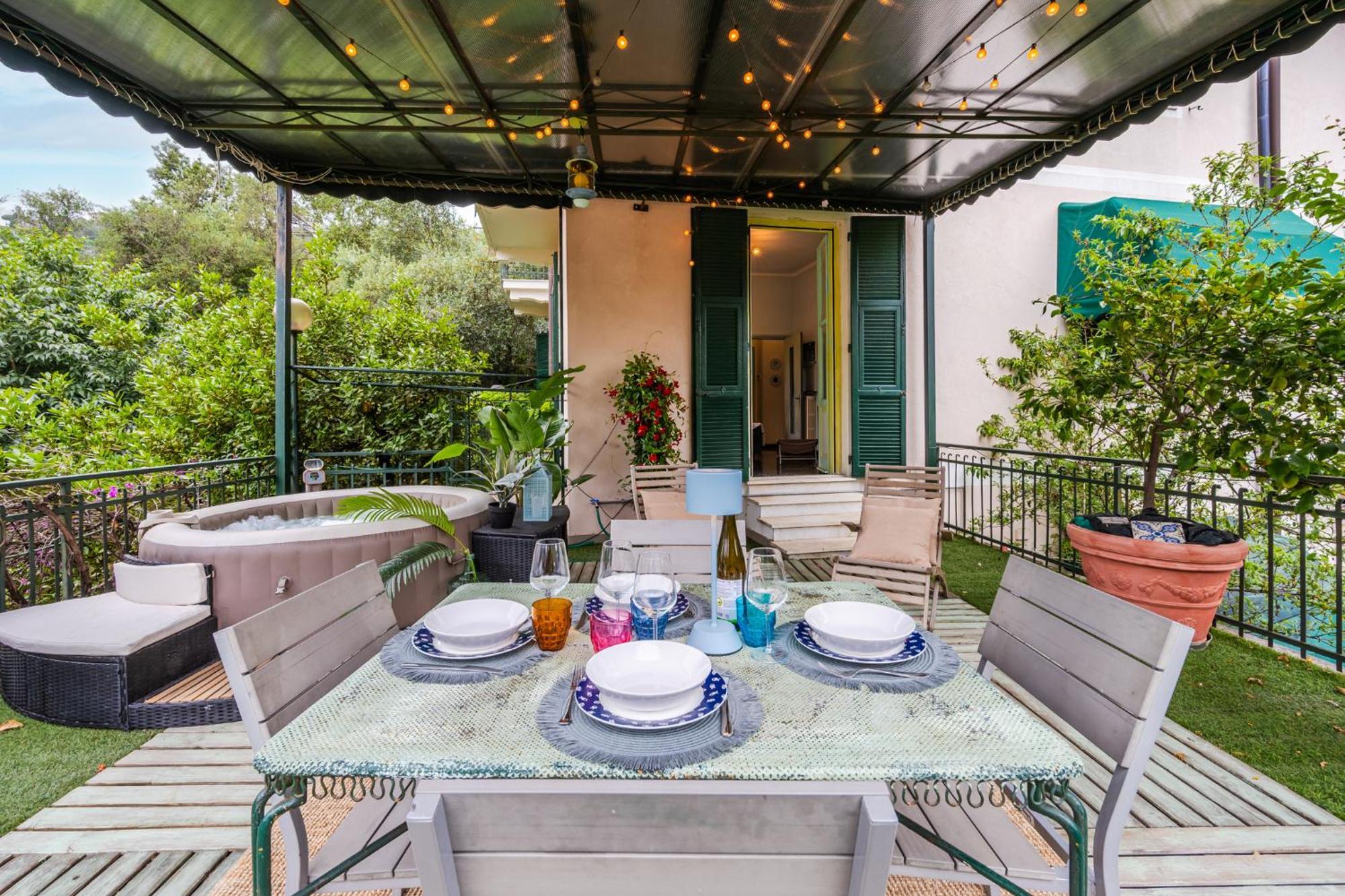 Terrazza Portofino Splendido Appartamento Con Piscina Idromassaggio - Parcheggio Gratis سانتا مارغريتا ليغور المظهر الخارجي الصورة